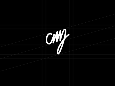Personal Branding Exploration black branding cmj curves grid identity logo logomark personal retina vector white