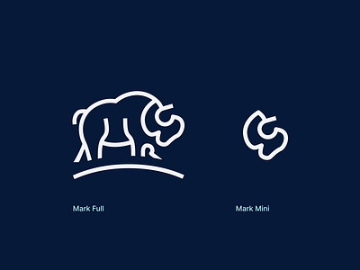 Animal Mark animal blue branding design exploration full hidden meaning hidden message icon illustration logo mark vector