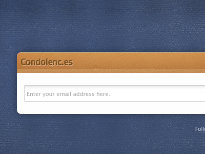 Condolences app blue condolences form input orange soon texture ui web white