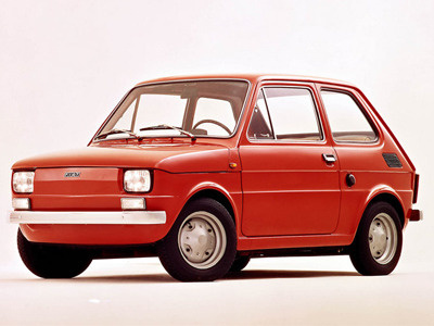 Fiat 126 126 fiat my first car red white
