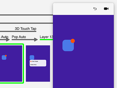 Pop Context Menu (iOS 3D Touch-esque) 3d touch context menu gif ios pop principle