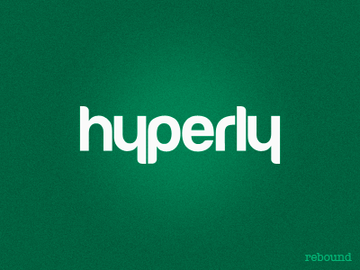 Hyperly green hyperly logo