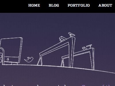 Minification: The cranes belfast cranes doodle hw imac minification portfolio purple serif texture twitter