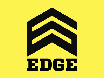 Edge bold edge logo typography ui