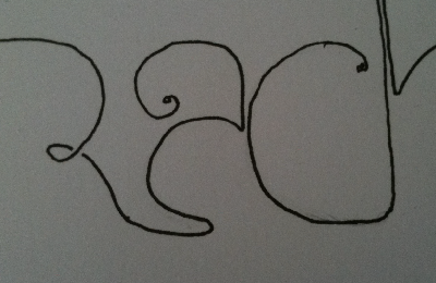 Custom Lettering Sketch custom lettering rough sketch