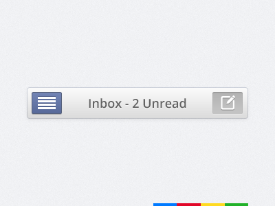 Mail Client app bar buttons client design gmail google html5 icons ios ipad iphone mail nelson open sans tab