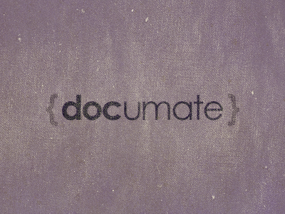 Documate v1 documate logo purple texture typography wip