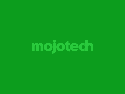 Mojotech custom logotype mojo mojotech type typography