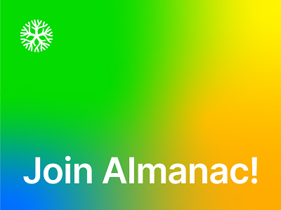 Join Almanac design designer experience