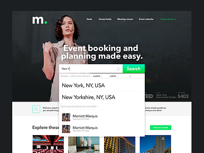 Event Planning case design engine event mojotech planning search study ui ux