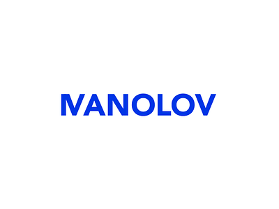 Logo idea design logo logotype manolov treatment type