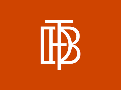 DTB monogram abbreviation b d design logo mark monogram personal t