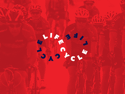 Lifecycle Rebrand bike cancer design lifecycle logo nonprofit rebrand treatment