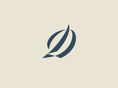 D monogram for knife brand