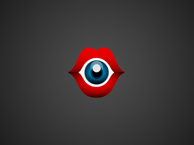 Affectmedia affect affectmedia design doodle eye graphic lips logo media sign