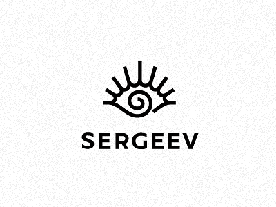 Sergeev concept design eye logo photo photography sergeev studio