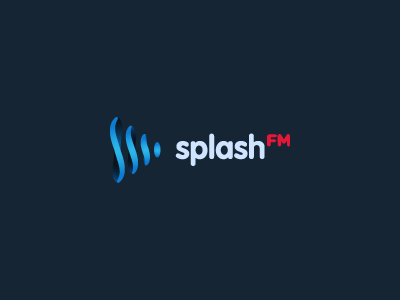 Splash Logo brand design fm graphic ivan logo manolov mark mojo mojotech splash splashfm symbol tech