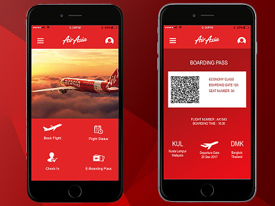 Check-in air asia Mobile App