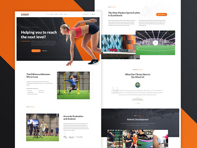 Tanner Speed landing page landing page ui one page one page design sport sports sports brand ui uidesign ux webdesign website