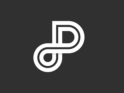 P letter icon logo mark symbol trademark