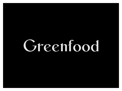 Greenfood Logotype brandidentity branding icon identitydesign letterform lettermark logo logo design logodesign symbol