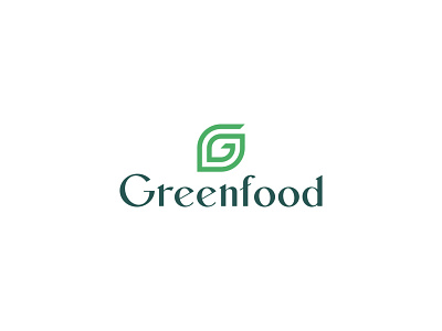Greenfood Logo brandidentity branding creative logo identitydesign lettermark logo logo design logodesign mark symbol