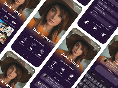 Daily UI #006 - User Profile app daily 100 challenge daily006 dailyui design ui ui design ux uxdesign