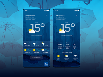 Daily UI #037 - Weather app daily 100 challenge daily ui dailyui design ui ui design ux uxdesign weather