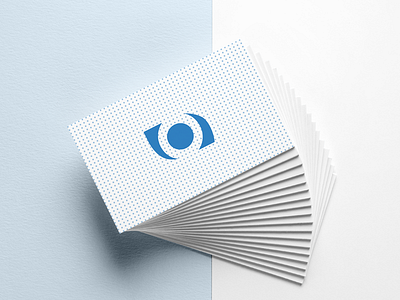 Business Card Optika business card eye medical optics print vision