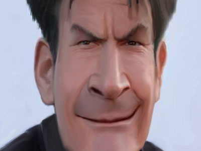 Charlie Sheen caricature charlie sheen