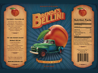 Brendas Bellini #2 chevrolet peach sunburst truck