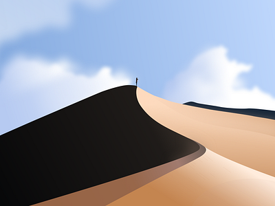 Desert Journey illustraion journey
