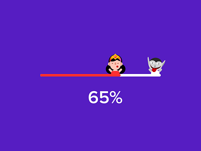 Progress Bar bar cute flat game icon illustration monster mother progress ui wonder