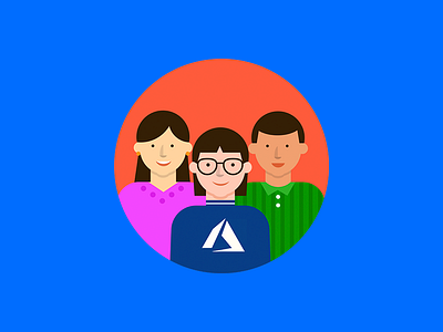 Team Avatar II avatar color design effyzhang flat icon illustration material people simple team ui