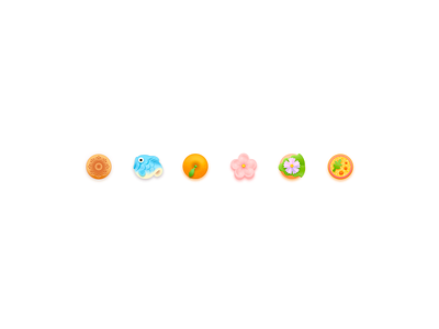 Wagashi Sweet beautiful cake candy delicious] effyzhang fancy icon japan sweet tradition ui ux