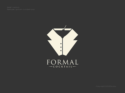 Formal Cocktail Logo Concept