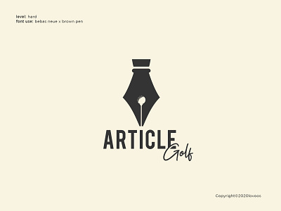 Article Golf Logo Concept