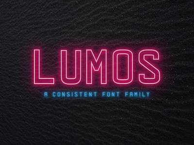 LUMOS - A Consistent Font Family advertising bold branding classy consistent elegant font lettered light logo modern multilingual support opentype quotes sans sans serif strong stylish thin title