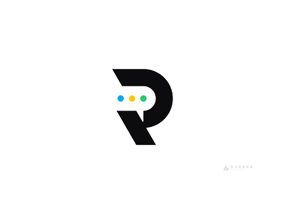 P Talk logo design