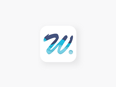Daily UI Challenge #005 - App Icon 005 app icon blue daily ui 005 daily ui challange dailyui design icon logo typography ui