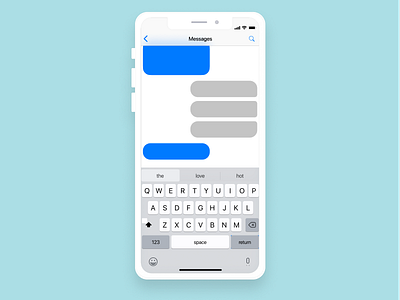 Daily UI#013 - Direct Message dailyui design direct message figma illustration iphone x ui ux