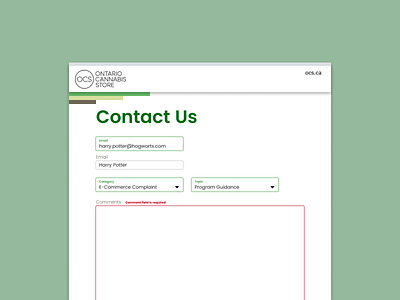 DailyUI#028 - Contact Us