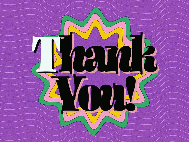 Thank You Animation for Alcapone Display Fonts cursive design font fonts groovy retro typeface typography wavy