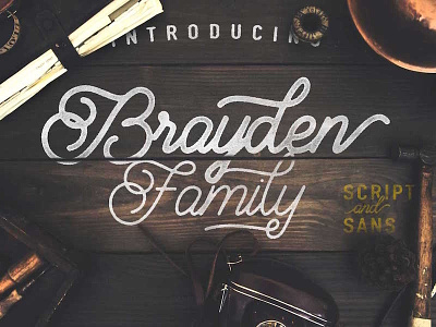 Brayden Family design font fonts free fonts lettering old rustic swash typeface typography vintage
