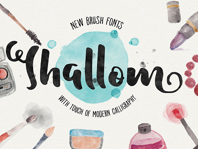 Shallom Brush Font