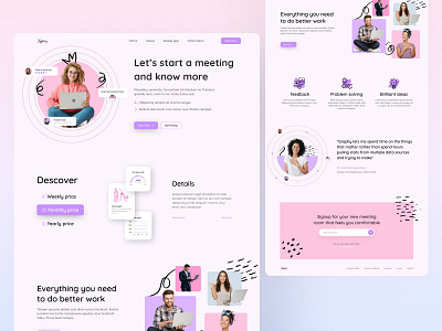 Meeting - Landing Page