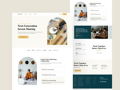 CoScreen Landing Page