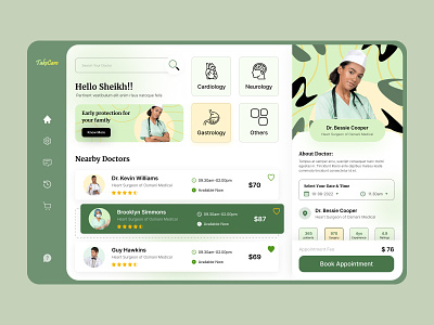 Doctor Dashboard appointment booking branding business clean colorful creative dashboard dashboard design design doctor graphic design help hospital patient popular trending design ui ux website