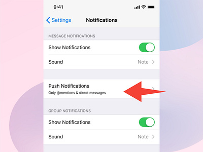 Whatsapp Notification Settings app design design mobile app notification push notification ui ui design ux ux design whatsapp whatsapp redesign