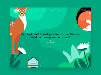 Slim Opgewekt - web design design illustration sustainable ui ux web design webdesign website wordpress